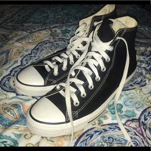 Black High Top Converse (Unisex)
